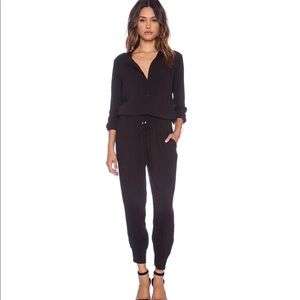 Splendid Chelsea Voile Jumpsuit in Black size Large worn once